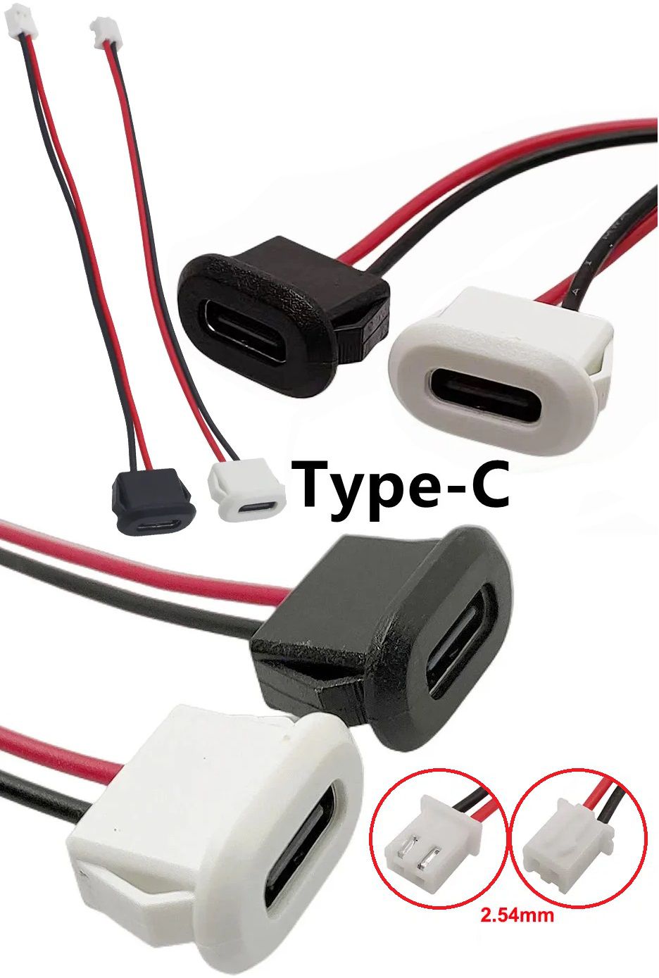 Conectores USB-C JST XHP 2.54mm